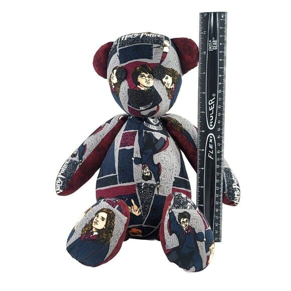 Harry Potter 16" Hand Sewn Quilted Collectible Fabric Stuffed Bear Beckies Bears - Picture 12 of 12